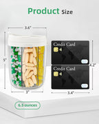 PULIV Large Supplement Organizer Bottle, Holds Plenty of 6 Various Vitamins in 1 Pill Dispenser with Anti-Mixing & Wide Openi