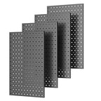 Pegboard Smith Metal Pegboard Panels, 16" x 12" Heavy-Duty Steel Peg Boards for Garage Tool Storage, Wall-Mounted Pegboard Or
