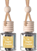 C&E Craft Co Hanging Car Air Freshener Diffuser 2 Pack, Long Lasting Fragrance Oil Car Freshener, Glass Bottle Auto Air Fresh