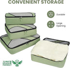 BAGAIL 6 Set Packing Cubes,Travel Luggage Packing Organizers
