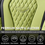 Coverado Seat Covers Front Seats, Green Car Seat Covers 2 Pack, Driver Seat Cover, Luxury Automotive Seat Covers, Car Seat Cu