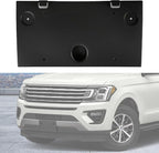 Front Bumper License Plate Frame Bracket Compatible with Ford Expedition 2018 2019 2020 2021 2022 2023 2024, Black License Fr