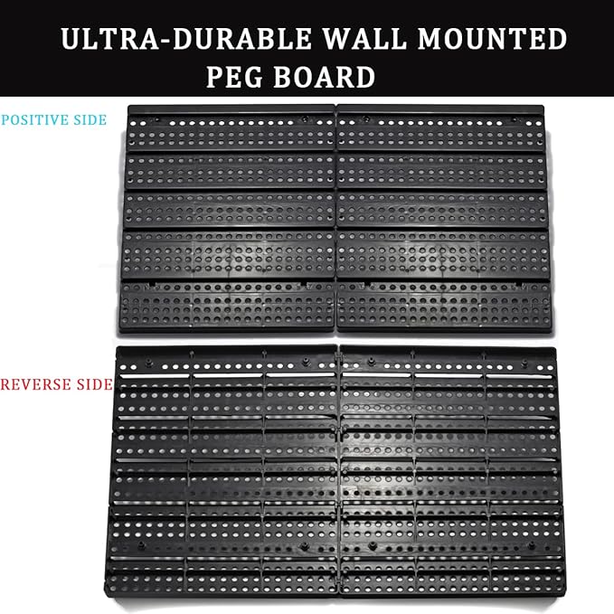 Wall Mounted Storage Bins Parts Rack 4 Colors Garage Plastic Shop Tool Organizer, ABS Plastic Garage Rack, Screw Storage 30 B