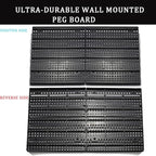 Wall Mounted Storage Bins Parts Rack 4 Colors Garage Plastic Shop Tool Organizer, ABS Plastic Garage Rack, Screw Storage 30 B