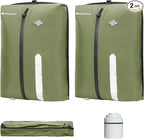Vacuum Bag for Travel, Reusable Vacuum Compression Bags with Wired Pump for Travel Suitcases, Professional IPX8 Waterproof Tr
