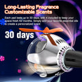 Astronaut Design Car Air Freshener with 6-Color Auto Light Up & 4 Scented Pads – Light Fragrance, Decorative Auto Accessories