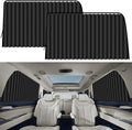 XCBYT Car Window Shades - 2 Pack Side Window Sun Shades 99% Light UV Block Car Curtains for Camping, Napping, Sleeping, Breastfeeding, Cloth Changing