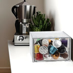 Clear Drawer, Arclic Box, Makeup Organizer Container, 6,5" Storage Drawer for Bathroom Dresser Vainty, Tissue Dryer Sheet Hol