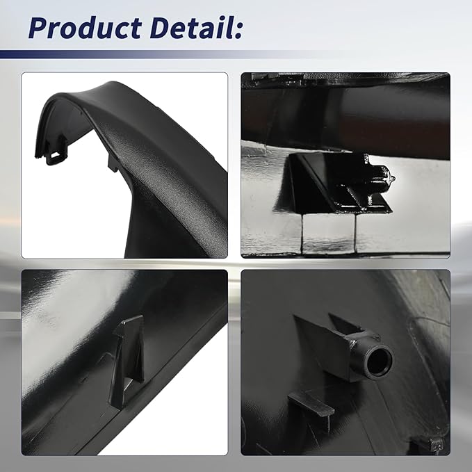 Mirror Lower Cover Trim ＆ Base Kit Left Driver Side Fit for Mazda CX-5 2015 2016 (With Mirror Light Version), Rearview Wing Bottom Cap Lower Holder Frame House ＆ Triangle Base Assembly