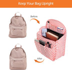 Surblue Backpack Organizer Insert Liner Hanging Travel Rucksack Purse and Handbag Insert Pocket, High-capacity Divider Foldab