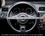 Microfiber Leather Car Steering Wheel Cover, Soft Padding, Durable, No Smell, Universal 15 Inch Steering Cover, Anti-Slip Emb