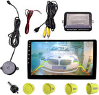 LCD Parking Sensor Kit - Displays Data on Original Screen, Easy Rear Installation, Compatible with CVBS Cameras (Not for AHD)
