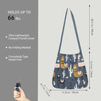 BeeGreen Reusable Grocery Shopping Bag -Travel Tote Bag - Foldable Compact Sturdy Bags