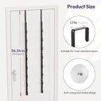 SWTYMIKI Over The Door Purse Organizer - 2 Packs Wall Mounted Purse Rack with 8 Hooks Design, Hanging Handbag Organizer Stora