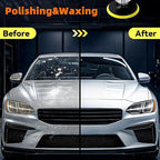 Buffing Polishing Pads and Wool Pad, 6Pcs 6.5 Inch Face for 6 Inch Backing Plate Compound Buffing Sponge Pads Cutting Polishing Pads Kit for Car Buffer Polisher, Polishing and Waxing