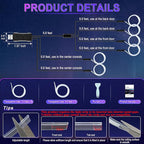 LivTee Smart LED Car Lights Interior with USB Port, LED Strip Fiber Optic Ambient Lighting Car, Wireless App Control, Sync to Music, Car Decorations Interior Accessories Gifts for Women Men, 6 in 1