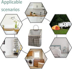 2pcs Wall Hanging Storage Bag,Wall Hanging Organizer Bags with Pockets, Wall Organizer Storage for Dormitory Bathroom Bedroom