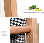 FUIN 6ft Wooden Natural Blanket Ladder Living Room Decorative Wall Leaning Farmhouse Quilt Display Holder Rustic Wood Towel R