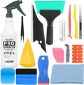 NEWISHTOOL Window Film Application Kit Car Tint Installation Tools with Spray Bottle PPF Squeegee Felt Scraper Knife for Vehicle Glass Protective Film Installing Tool Vinyl Wrap Kit Tools Tinting Kit