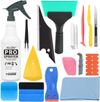 NEWISHTOOL Window Film Application Kit Car Tint Installation Tools with Spray Bottle PPF Squeegee Felt Scraper Knife for Vehicle Glass Protective Film Installing Tool Vinyl Wrap Kit Tools Tinting Kit