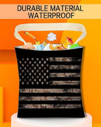 Car Trash Can, Durable Hanging Car Trash Garbage Bag, Cute Automotive Garbage Cans Organizer, Cool American Flag