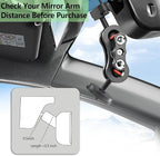 Dash Cam Mount, 1/4 "1/8" Threaded Camera Bracket, Aluminum Rearview Mirror Driving Recorder Mounting Base, Suitable for OldShark Apexcam Chortau ORSKEY Jeemak Ricoh GoPro NIUTA Dash Cam