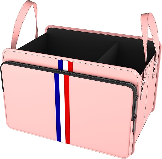 Homeve Trunk Organizer for Car, Waterproof Collapsible 3 Compartments Car Organizer, Foldable Storage for Car Accessories, Too