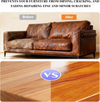 Leather Cleaner and Conditioner, Premium Wooden & Leather Furniture Repair Salve, Polisher & Moisturizer, Restores & Protects