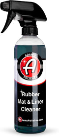 Adam's Rubber Mat & Liner Cleaner 16oz - Floor Mat Cleaner Restores Rubber, Plastic & Vinyl Mats For Car Detailing, Alos Work