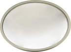 OC1200 Acrylic Convex Wall Mount Mirror, 12",Off-white