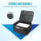 STUFFSTASH Golf Trunk Organizer for Car - Rigid, Won't Collapse | Ventilated Shoe Compartment, Adjustable Dividers & Mesh Pocket