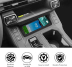 Silicone Liner Mat Compatible with for Toyota RAV4 2026 Anti-Slip Anti-Scratch Center Console Liner Pad Noise Reduction Cente