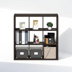 Furinno Cubic Closet Organizers and Storage, 9-Cube Closet Organizer, Open Shelf Closet Storage, Extra Thick Frame for Wardro