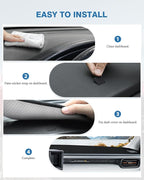 FIILINES Dash Cover Fit for Ford Maverick 2022-2025 2026 (Hybrid/XL/XLT/Lariat) Dashboard Cover Mat for Maverick Accessories 