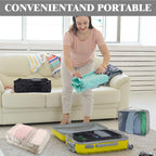 12 Pcs Packing Cubes for Suitcase Travel Luggage Bags Bulk Mesh Organizer Set for Hiking Camping Backpacking Clothes Accessor