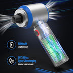 Mini Vacuum Cleaner, 2 in 1 27000PA Brushless Car Vacuum &250000RPM Air Duster 9000mAh Battery Air Blower Wireless Handheld V