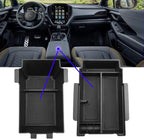 2024 2025 2026 Crosstrek Center Console Organizer Tray for 2024 2025 2026 Subaru Crosstrek Hybrid 2024 Impreza Center Armrest Storage Box for Crosstrek 2024 Accessories Storage Box Double Layer
