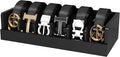 Belt Organizer for Drawer - Bamboo Belt Storage Organizer | Belt Rack for Closet Wall Mount Men Women Tie Sock Bra Scarf Ribb