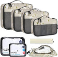 BAGAIL 8 Set/9 Set Packing Cubes Luggage Packing Organizer for Travel, Suitcase Packing Bags for Travel Accessories