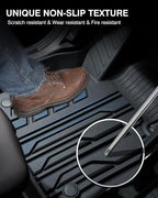 Powerty Floor Mats for 2018-2024 BMW X3 / 2019-2024 BMW X4, Custom Fit for X3 X4 Accessories, 3D TPE All Weather Car Mats Heavy-Duty Floor Liners (Fit All Models)