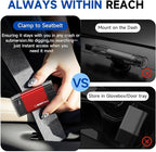 MightY Bear Car Window Breaker Seatbelt Cutter, 2-in-1 Car Emergency Tool, Underwater Glass Breaker for Traffic Accidents and