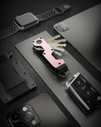 Key Organizer Compact Key Holder Metal Key Chain Minimalist key case key holder for keychain Secures 1-5 Keys