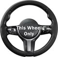 Steering Wheel Cover for BMW X3(2014-2017) X5(2014-2018) 3 Series(2012-2019) 5 Series(2014-2016) 328i 320i 330i 325i 528i 535i 530i 540i M3 2 4 6 Series X4 X6 M2 M4 M5 M6 (Perforated Black)
