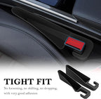 2PCS Short Car Seat Gap Filler Organizer,Mini-Size in Between Car Seat Catcher for Storing Cell Phones/Items,Versatile Cars Accessories Console Catcher Fit Small Gaps