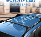 220LBS Roof Rack Cross Bars for 2019-2025 RAV4 XLE XSE Premium Limited Hybrid LE with Side Rails, Lockable Aluminum Crossbars Cargo Rooftop Luggage Canoe Kayak Bicycle roof Bag