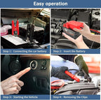 Jumper Cable Clamps for Milwaukee M18 18V Battery Jump Starter, 5.90 FT 8AWG Car Battery Jumper Cable with Adapter, Automotive Battery Booster Cable for Tools used to Jump Start a Car