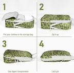 4 Set Compression Packing Cubes For Travel Bags Organizer For Luggage Suitcase Organizer, Compression Bags For Travel Accesso
