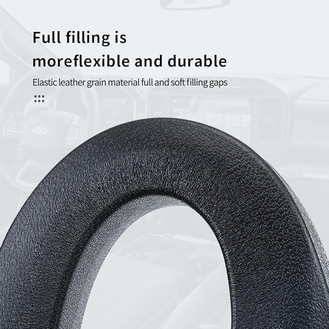 2PCS Car Seat Gap Filler,Flexible in between Car Seat Catcher for Tightly Filling Seats Gaps,Universal Cars Console Catcher Interior Cars Accessories for Women & Men (Black)