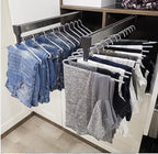 Closet Clothes Hanger Rail,Pull-Out Closet Rod 30-60cm,Wardrobe Clothing Rail,Closet Organizer Rack for Pants and Coat (550mm