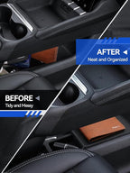 for Model 3 Center Console Organizer Armrest Tray Middle Storage Box Insert Container Durable ABS Plastic Accessories 2024 2025